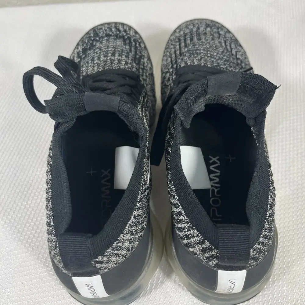 Nike‎ Air Vapormax Flyknit 3 Sneaker Women’s SZ 8.5 Black/White AJ6910-001 - Picture 7 of 13